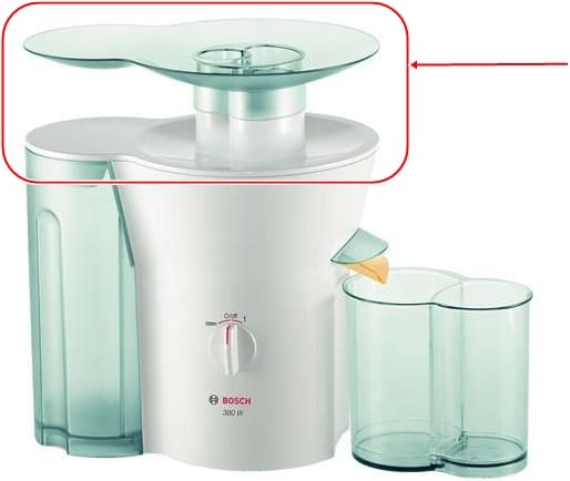 Bosch gyümölcscentrifuga tető (MES1020)