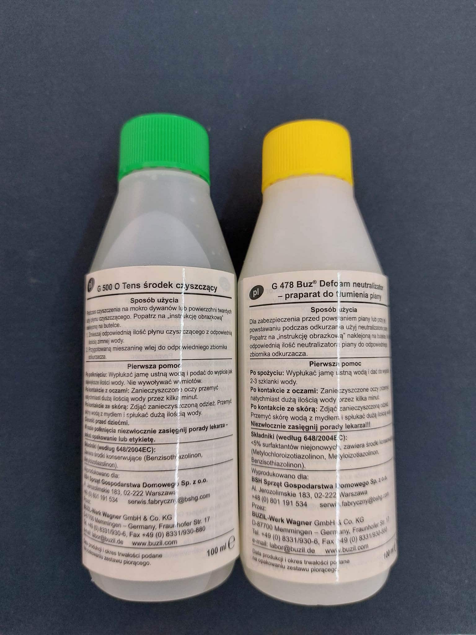 Zelmer takarítógép tisztítószer készlet ZVCA080X