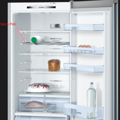 Palackpolc hűtőbe (fém)