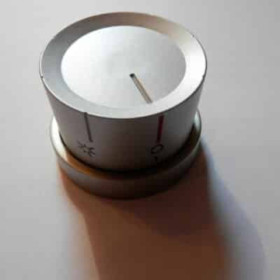 Gáztűzhely Főzőhely Forgatógomb (inox)