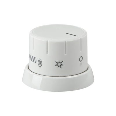 Főzőfelület forgatógomb fehér szín