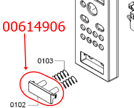 Bosch mikró ajtónyitógomb