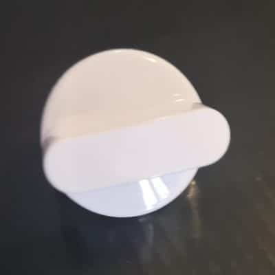 Tűzhely forgatógomb fehér színben