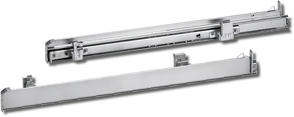 Teleszkópos sütősín pár, 1 szintes (tepsitartó rácsra tehető)