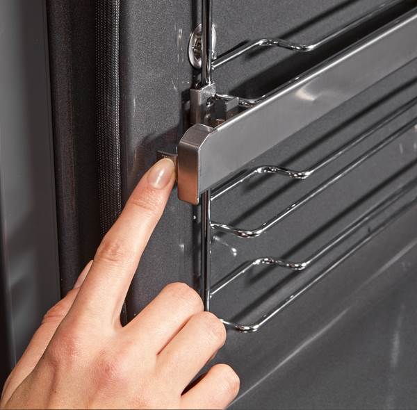 Teleszkópos sütősín pár, 1 szintes (tepsitartó rácsra tehető) - Image 5