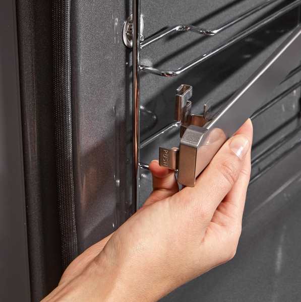 Teleszkópos sütősín pár, 1 szintes (tepsitartó rácsra tehető) - Image 6