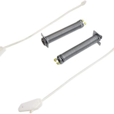 Mosogatógép ajtókötél és rugó (2db rugó, 2 db kötél) sárga