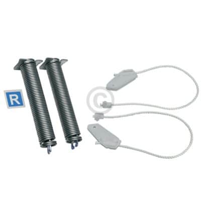 Mosogatógép ajtókötél és rugó (2db rugó, 2 db kötél) sötétkék