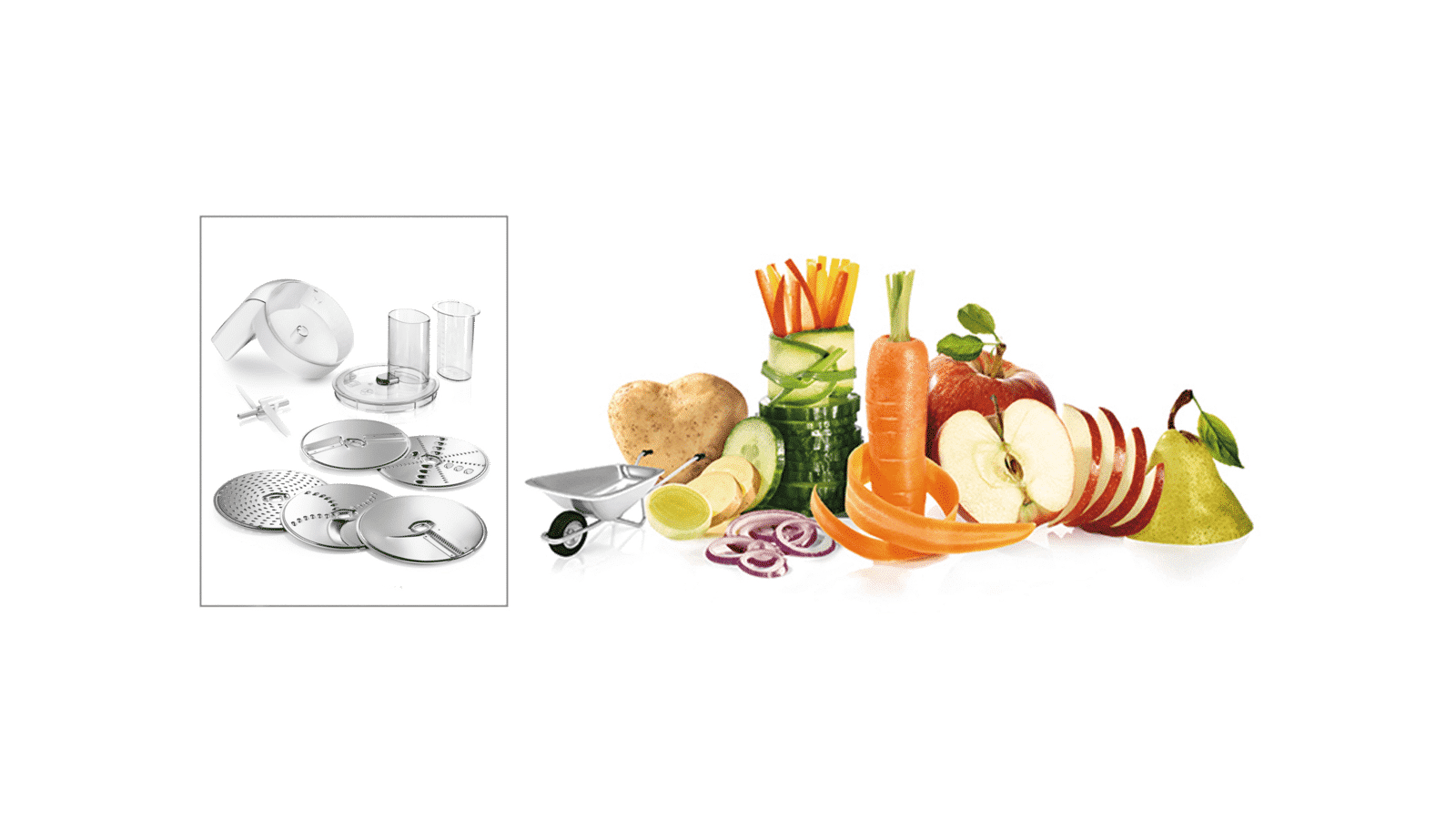 Bosch Veggie Love zöldség szeletelő készlet MUMX és MUM8 robotgépekhez - Image 3