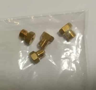 Kombinál tűzhely földgáz fúvóka készlet G20-25 mBar