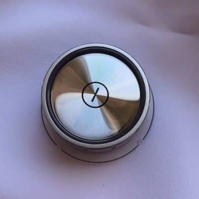 Mosógép / szárítógép programválasztó forgatógomb INOX színben