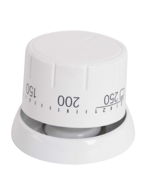 Tűzhely hőfokszabályzó gomb fehér