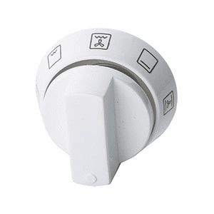 Siemens sütő funkcióválasztó forgatógomb fehér színben