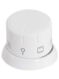 Bosch sütő funkcióválasztó gomb fehér színben