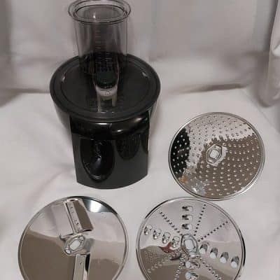 MUM5 és MUMS2 robotgéphez szeletelő feltét fekete színben