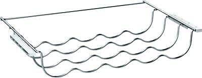 Hűtőbe fém palacktartó polc