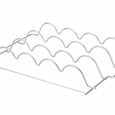 Hűtőbe fém palacktartó polc