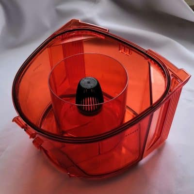 Porszívó portartály piros színben