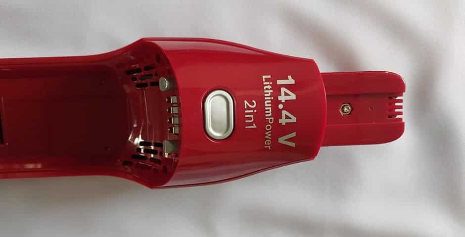 Akkus porszívó tartó kengyel piros színben - Image 2