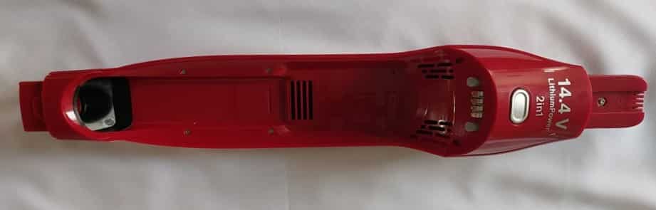 Akkus porszívó tartó kengyel piros színben