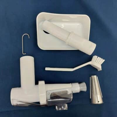 Paradicsom passzírozó és gyümölcsprés Bosch OptiMUM MUM9robotgéphez (adagoló tálcával és tömőrúddal)