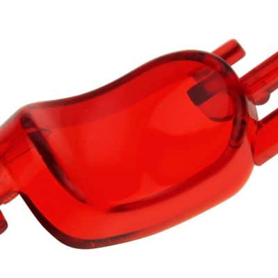 Vasaló gomb piros színben