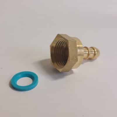 Pb gázcső csatlakozó (egyenes) + tömítés