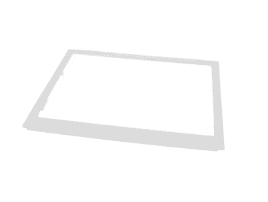 Side by side hűtő normáltér alsó üvegpolc kerettel 45x41,5 cm