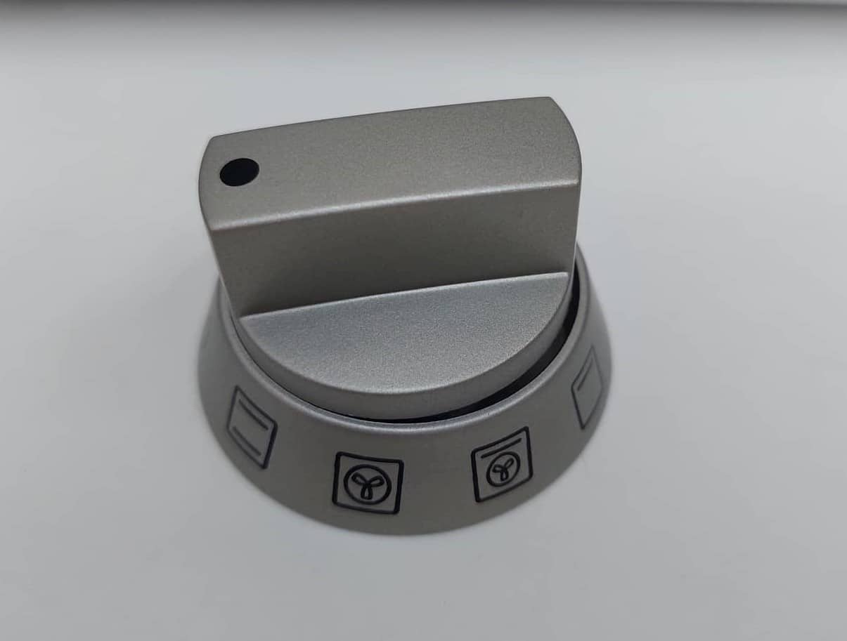 Siemens tűzhely forgatógomb INOX színű (sütési funkció választó)