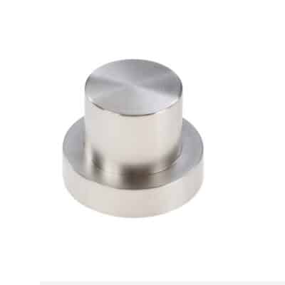 Mikró forgatógomb INOX színben