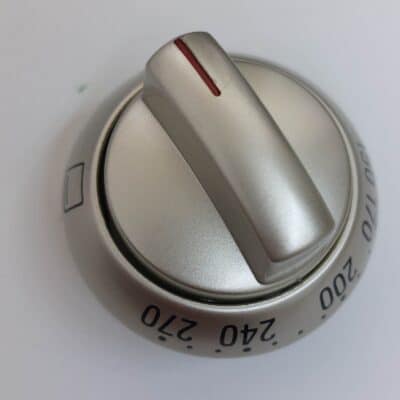 Sütő hőfokszabályzó forgatógomb INOX színben