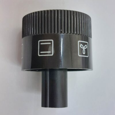 Sütő funkcióválasztó forgatógomb fekete színben