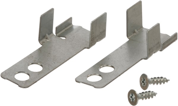 Mosogatógép rögzítőkészlet (2db lemez+ 2db csavar)