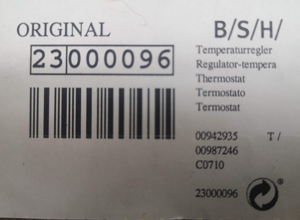 Normáltér hőfokszabályzó egység (No Frost hűtőhöz) - Image 5