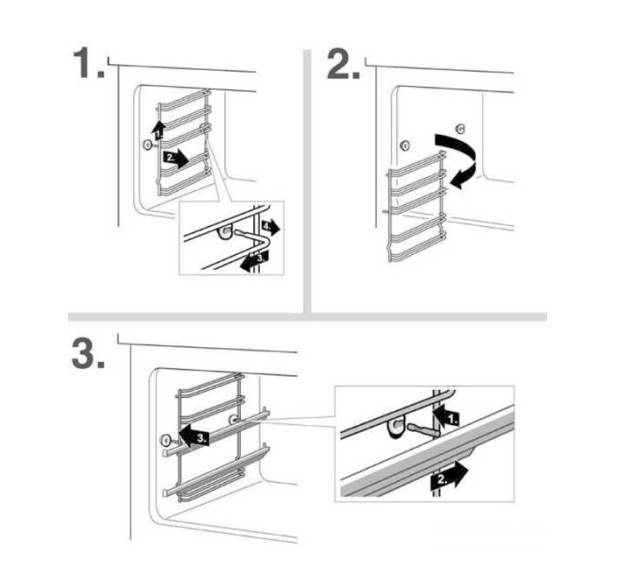 Egyszintes sütősín pár (jobb és bal oldali) - Image 2