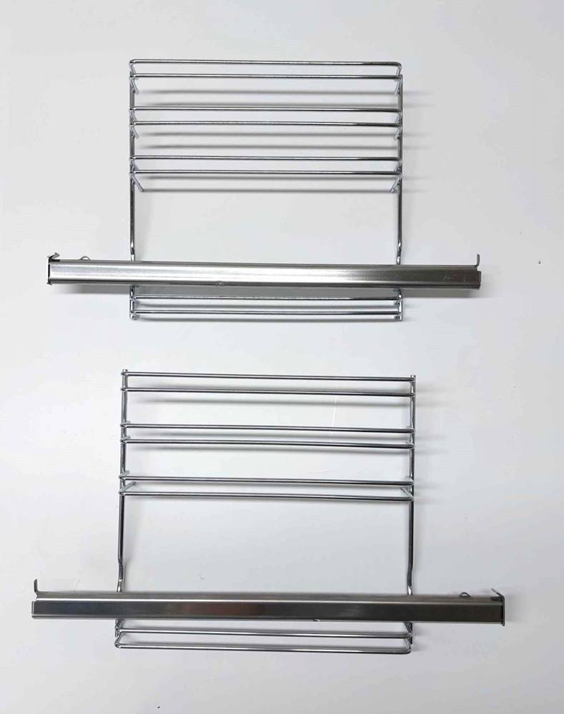 Egyszintes sütősín pár (jobb és bal oldali)