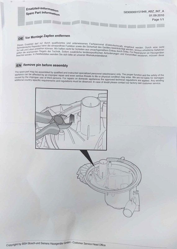 Mosogatógép szivattyúház - Image 4