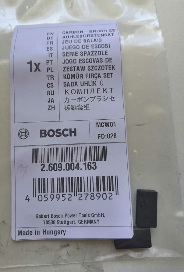 Bosch ütvefúró géphez szénkefe pár - Image 2