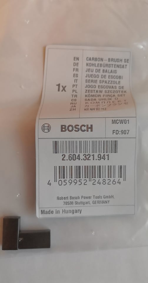 Bosch beszúrófűrész és lengő szúrófűrészhez szénkefe pár - Image 2